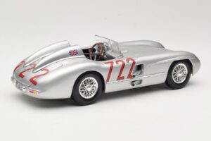 Mercedes 300 SLR W196S #722 S. Moss / D. Jenkinson Mille Miglia Winner 1955 Maisto 1:18 536887 Метал — снимка 3 от 8