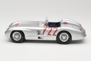 Mercedes 300 SLR W196S #722 S. Moss / D. Jenkinson Mille Miglia Winner 1955 Maisto 1:18 536887 Метал — снимка 4 от 8