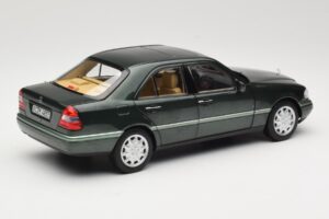 Mercedes C-Class W202 Malachite Green Norev 1:18 183372 Метал — снимка 5 от 8