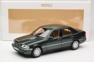 Mercedes C-Class W202 Malachite Green Norev 1:18 183372 Метал — снимка 8 от 8