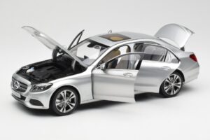 Mercedes C-Class W205 Iridium Сребрист Металик Norev 1:18 B66960253 Метал — снимка 2 от 8