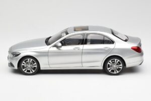 Mercedes C-Class W205 Iridium Сребрист Металик Norev 1:18 B66960253 Метал — снимка 4 от 8