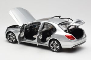 Mercedes C-Class W205 Iridium Сребрист Металик Norev 1:18 B66960253 Метал — снимка 5 от 8