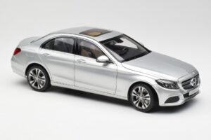 Mercedes C-Class W205 Iridium Сребрист Металик Norev 1:18 B66960253 Метал — снимка 6 от 8