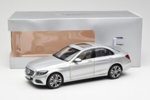 Mercedes C-Class W205 Iridium Сребрист Металик Norev 1:18 B66960253 Метал — снимка 8 от 8