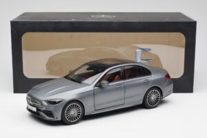 Mercedes C-Class W206 Designo Selenite Сив Magno NZG 1:18 B66960638 Метал — снимка 2 от 8
