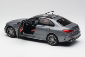 Mercedes C-Class W206 Designo Selenite Сив Magno NZG 1:18 B66960638 Метал — снимка 7 от 8