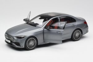 Mercedes C-Class W206 Designo Selenite Сив Magno NZG 1:18 B66960638 Метал — снимка 8 от 8