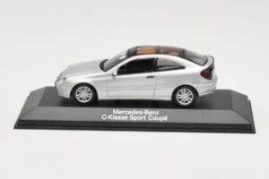 Mercedes C-Class W203 Sport Coupe Сребърен Minichamps 1:43 B66961916 Метал