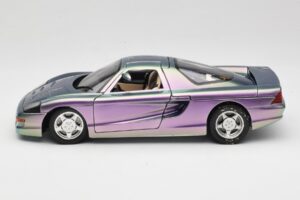 Mercedes C112 Лилав Guiloy 1:18 GI001 Метал — снимка 4 от 8