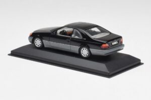 Mercedes C140 600 SEC Черен Minichamps 1:43 32600 Метал — снимка 3 от 4