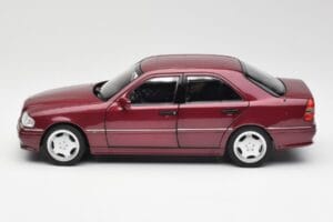 Mercedes AMG C36 W202 Almandine Червен Norev 1:18 B66040706 Метал — снимка 4 от 8