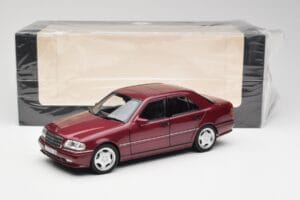 Mercedes AMG C36 W202 Almandine Червен Norev 1:18 B66040706 Метал — снимка 8 от 8