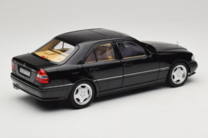 Mercedes C36 AMG W202 Obsidian Black Metallic Norev 1:18 183381 Метал — снимка 3 от 8