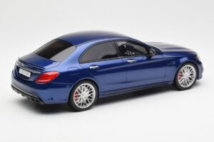 Mercedes AMG C63 S W205 Син GT Spirit 1:18 ZM044 Смола — снимка 2 от 6