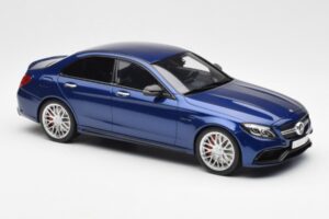 Mercedes AMG C63 S W205 Син GT Spirit 1:18 ZM044 Смола — снимка 4 от 6