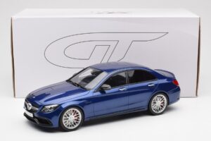 Mercedes AMG C63 S W205 Син GT Spirit 1:18 ZM044 Смола — снимка 6 от 6