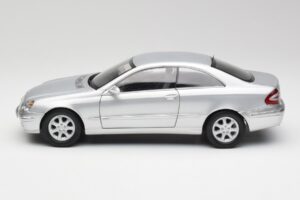 Mercedes CLK 500 C209 Сребрист Kyosho 1:18 B66962144 Метал — снимка 4 от 8