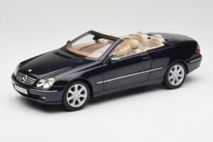 Mercedes CLK 500 W209 Кабриолет Тъмносин Металик Kyosho 1:18 B66962174 Метал
