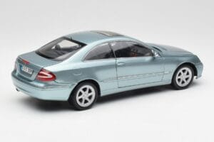 Mercedes CLK 500 W209 Светлосин Металик Kyosho 1:18 B66962192 Метал — снимка 3 от 8