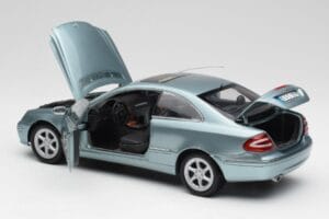 Mercedes CLK 500 W209 Светлосин Металик Kyosho 1:18 B66962192 Метал — снимка 5 от 8