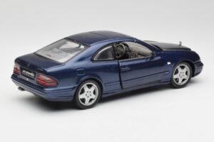 Mercedes CLK 55 AMG C209 Син Металик Anson 1:18 30343 Метал — снимка 3 от 8
