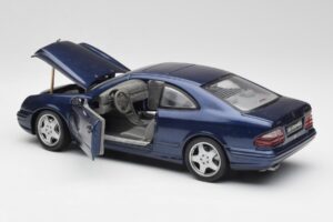 Mercedes CLK 55 AMG C209 Син Металик Anson 1:18 30343 Метал — снимка 5 от 8