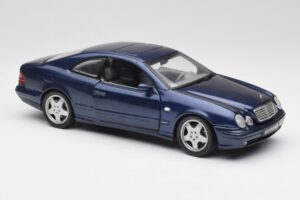 Mercedes CLK 55 AMG C209 Син Металик Anson 1:18 30343 Метал — снимка 6 от 8