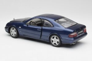 Mercedes CLK 55 AMG C209 Син Металик Anson 1:18 30343 Метал — снимка 7 от 8
