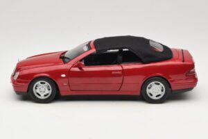 Mercedes CLK A208 Кабриолет Червен Anson 1:18 30338 Метал — снимка 4 от 8