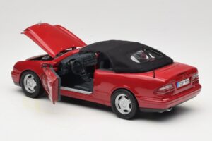 Mercedes CLK A208 Кабриолет Червен Anson 1:18 30338 Метал — снимка 5 от 8