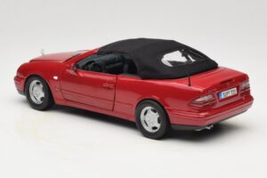 Mercedes CLK A208 Кабриолет Червен Anson 1:18 30338 Метал — снимка 7 от 8