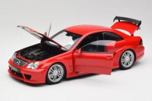 Mercedes CLK DTM AMG C209 Mars Червен Kyosho 1:18 08461R Метал — снимка 2 от 8