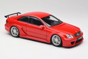 Mercedes CLK DTM AMG C209 Mars Червен Kyosho 1:18 08461R Метал — снимка 6 от 8