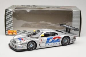 Mercedes CLK LM GT1 #1 AMG Mercedes K. Ludwig / R. Zonta FIA GT Championship 1998 Maisto 1:18 56053 Метал — снимка 8 от 8