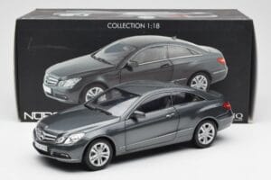 Mercedes E500 C207 Coupe Tenoric Сив Norev 1:18 183540 Метал — снимка 8 от 8
