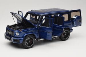 Mercedes G 63 AMG W463 Blue Metallic Minichamps 1:18 110037061 Метал — снимка 2 от 8