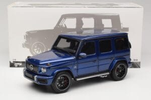 Mercedes G 63 AMG W463 Blue Metallic Minichamps 1:18 110037061 Метал — снимка 8 от 8