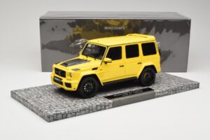 Mercedes Brabus 850 6.0 Widestar G63 W463 Electric Beam Yellow Minichamps 1:18 107032402 Метал — снимка 6 от 6