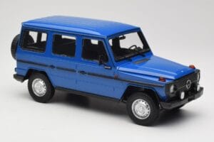 Mercedes G-Class W460 LWB Тъмносин Minichamps 1:18 155038100 Метал — снимка 4 от 6