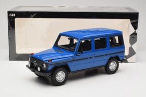 Mercedes G-Class W460 LWB Тъмносин Minichamps 1:18 155038100 Метал — снимка 6 от 6