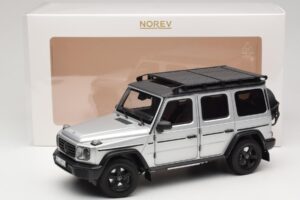 Mercedes G-Class W463 Iridium Silver Norev 1:18 183030 Метал — снимка 8 от 8