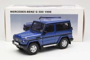 Mercedes G500 W463 SWB Син AUTOart 1:18 76114 Метал — снимка 8 от 8