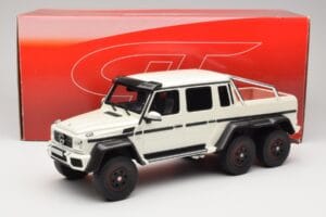 Mercedes AMG G63 6x6 W463 Бял GT Spirit 1:18 GT100 Смола — снимка 6 от 6