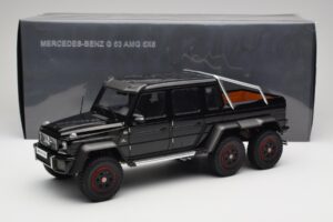 Mercedes AMG G63 W463 6x6 Gloss Черен AUTOart 1:18 76306 Композит — снимка 8 от 8