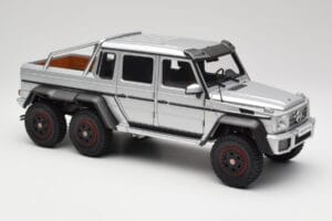 Mercedes AMG G63 W463 6x6 Iridium Сребрист AUTOart 1:18 76301 Композит — снимка 6 от 8