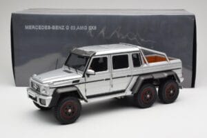 Mercedes AMG G63 W463 6x6 Iridium Сребрист AUTOart 1:18 76301 Композит — снимка 8 от 8