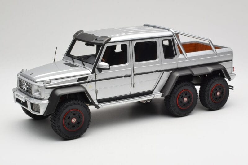 Mercedes AMG G63 W463 6x6 Iridium Сребрист AUTOart 1:18 76301 Композит