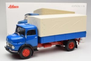 Mercedes L911 Син Schuco 1:18 450044800 Метал — снимка 8 от 8