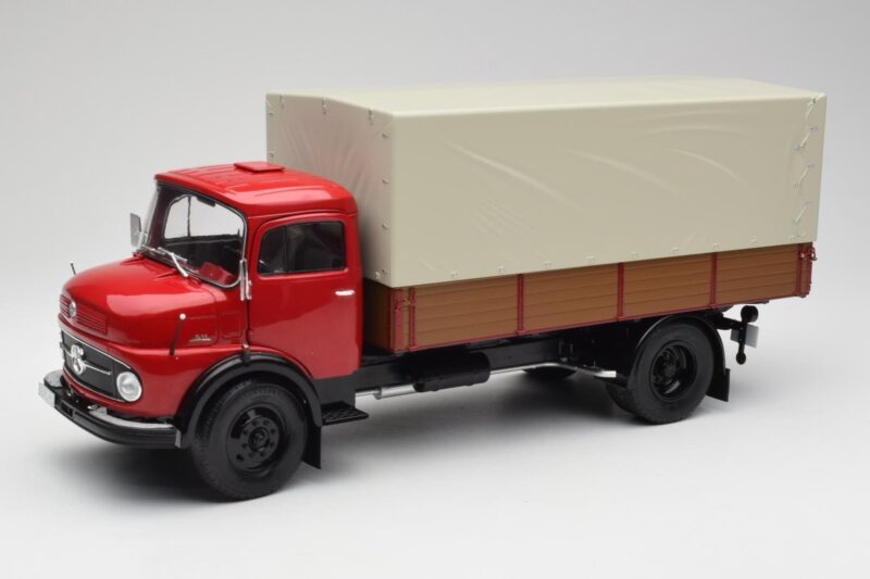 Mercedes L 911 Червен Schuco 1:18 450016400 Метал